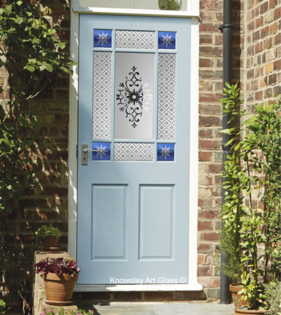 Wooden Exterior Door with glass Downham LPD