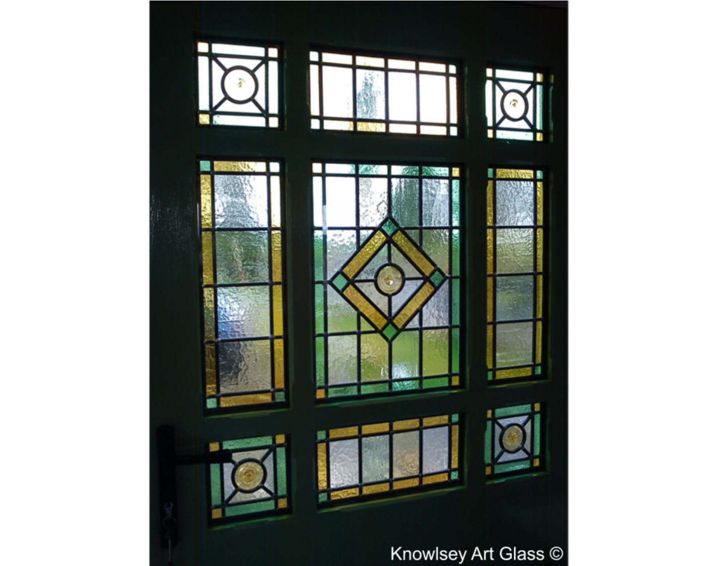 stained glass for downham door