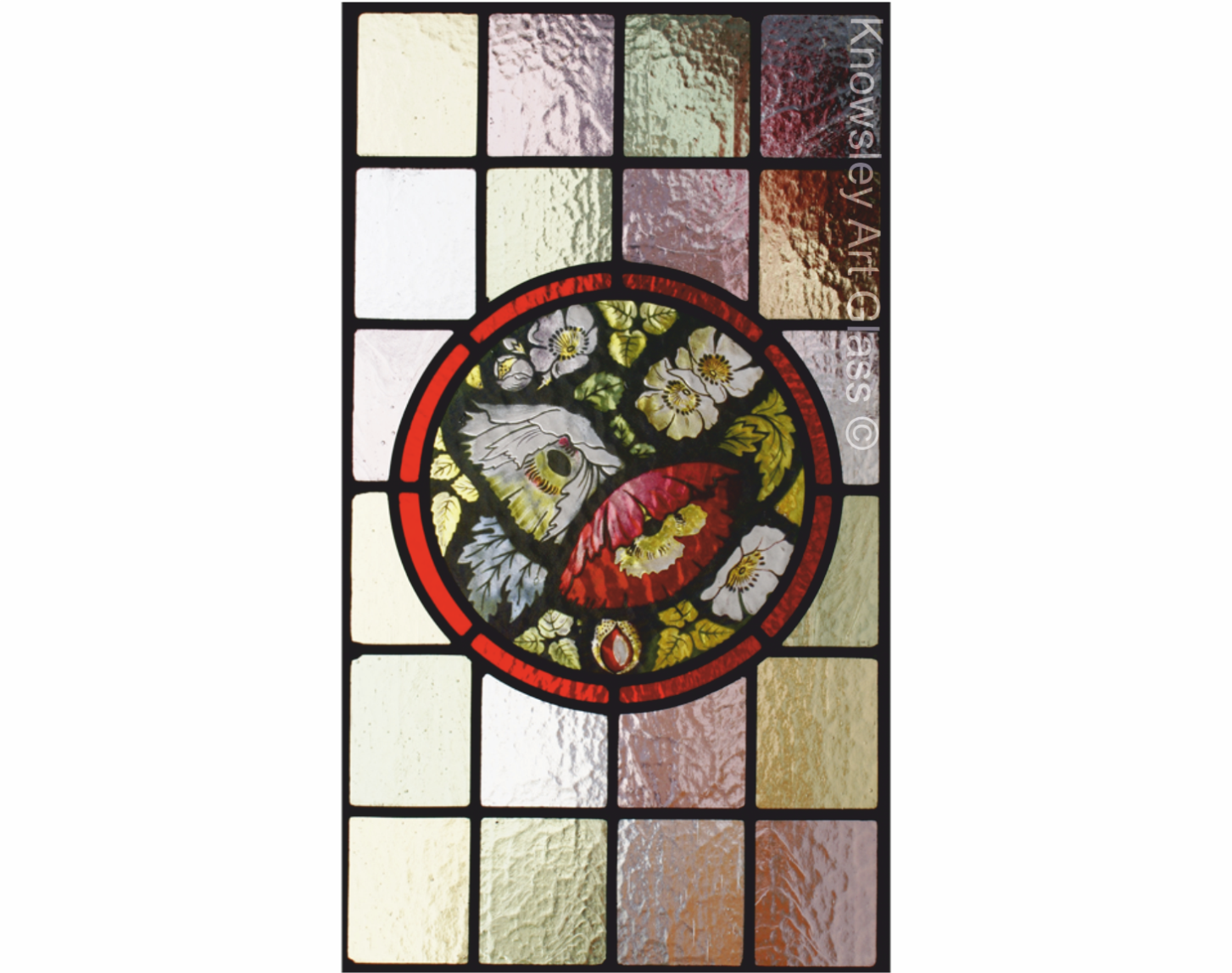 stained glass roundel