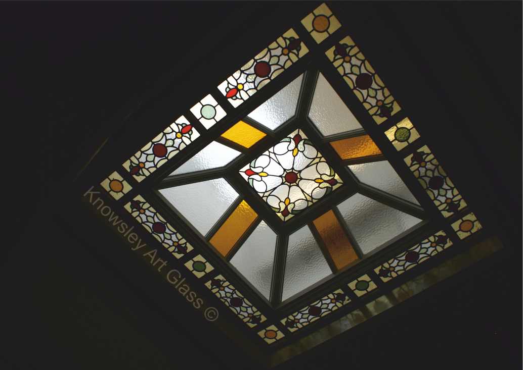 stained glass skylight