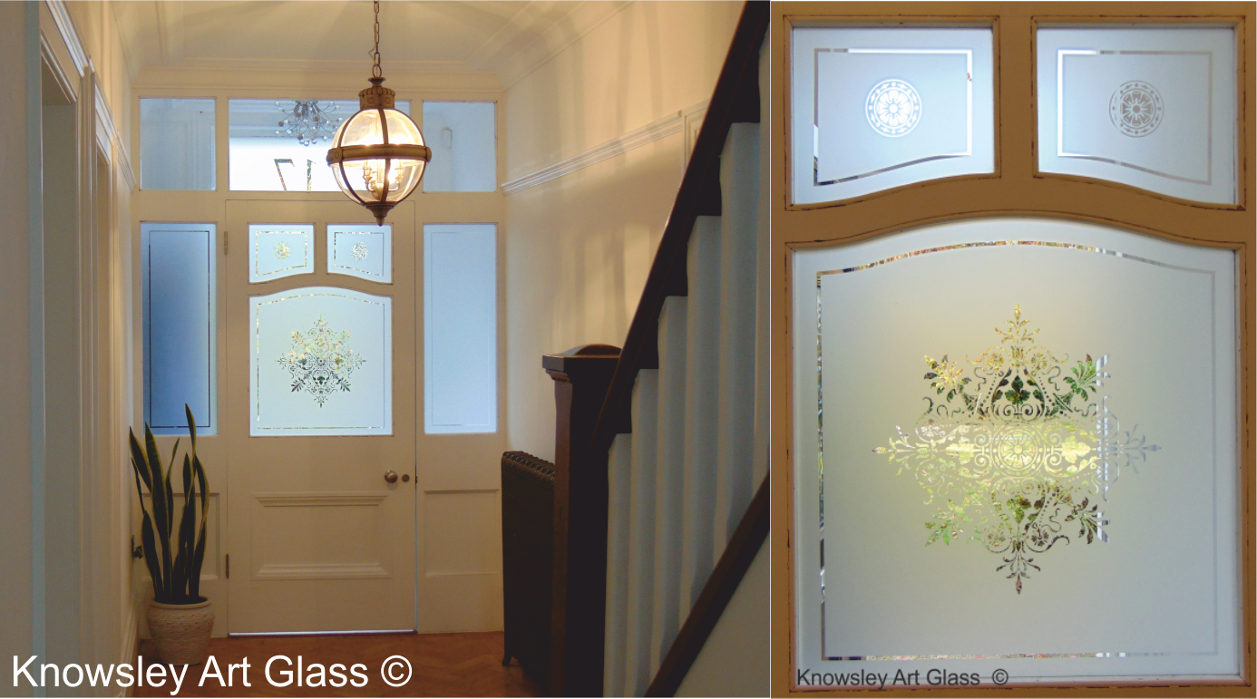 decorative etched glass