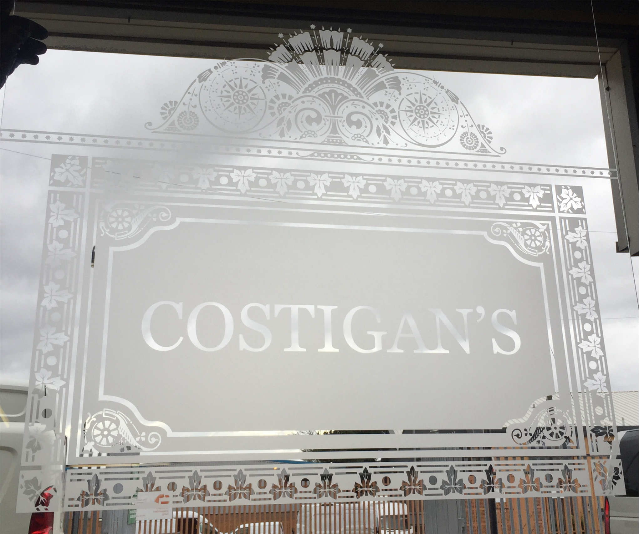 remake pub glass panel