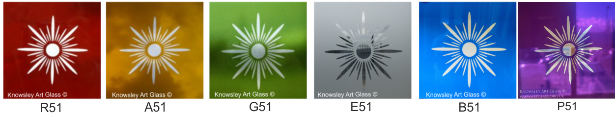 starburst glass corners