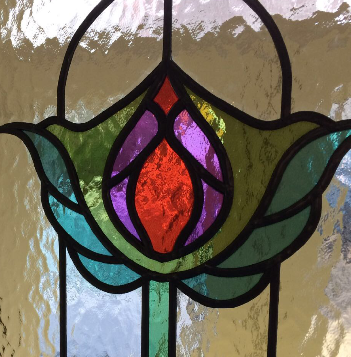 stained glass cost effective alternative